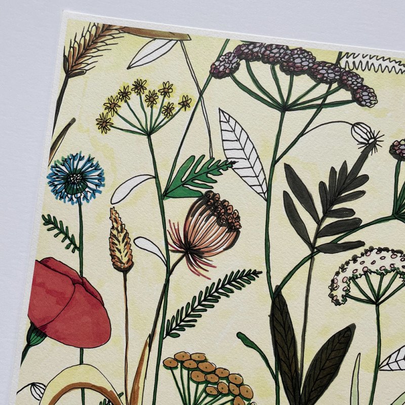 poster wilde bloemen a3