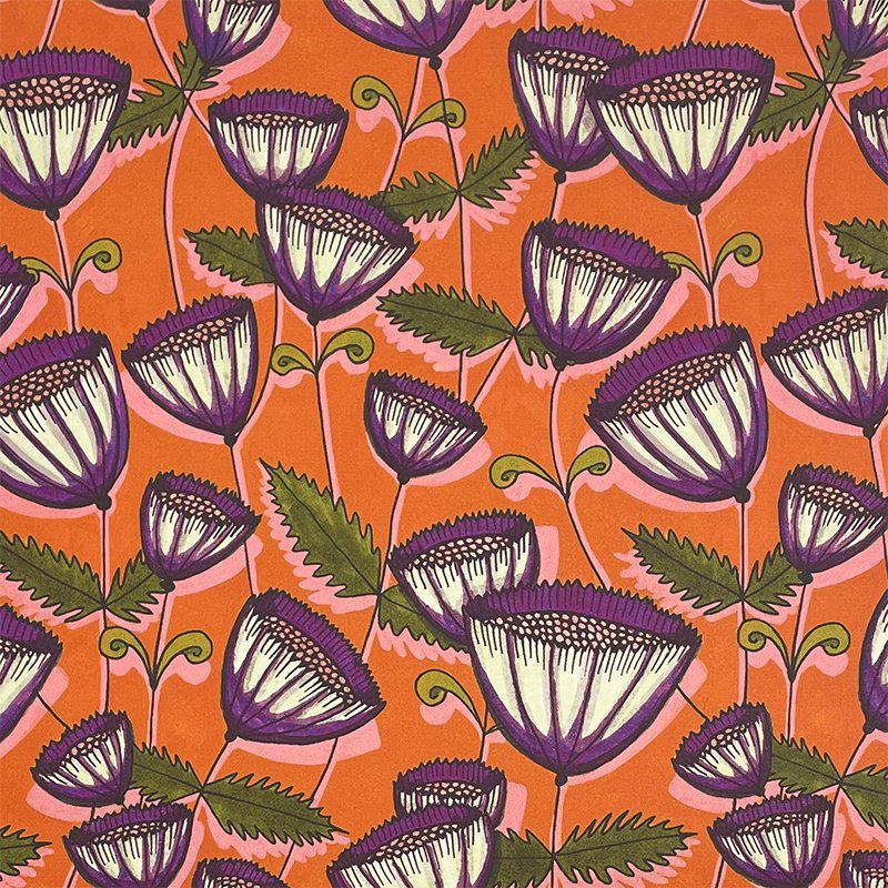 wallpaper purple flowers