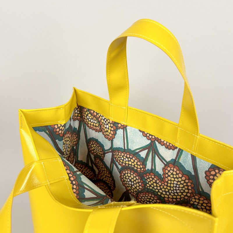 shopper tas geel