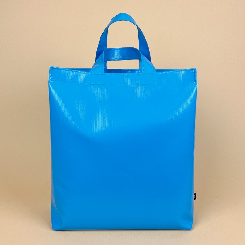 shopper tas lichtblauw