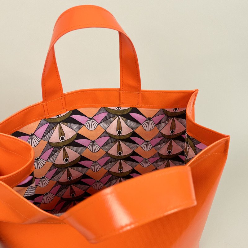Shopper tas oranje