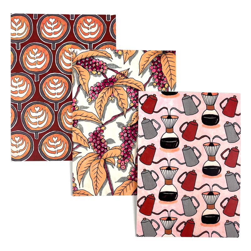 postcards set coffee